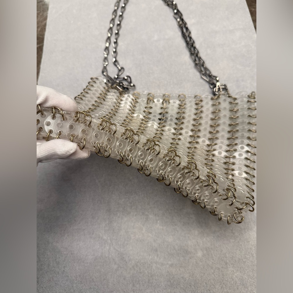 Paco Rabanne 1969 Shoulder Bag in Transparent - Picture 9 of 16